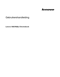 Handleiding Lenovo N20 Chromebook Laptop