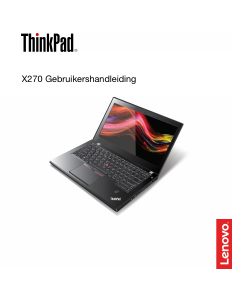Handleiding Lenovo Thinkpad X270 Laptop