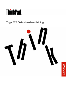 Handleiding Lenovo Thinkpad Yoga 370 Laptop