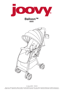 Mode d’emploi Joovy Balloon Poussette