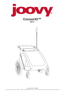 Manual de uso Joovy Cocoon X2 Cochecito