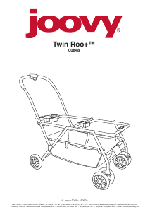 Handleiding Joovy Twin Roo+ Kinderwagen