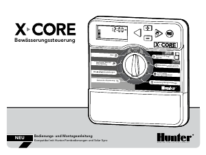 Instrukcja Hunter X-Core Sterownik nawadniania