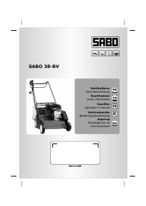 Manual SABO 38-BV Lawn Raker