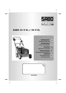 Handleiding SABO 35-V EL Verticuteermachine