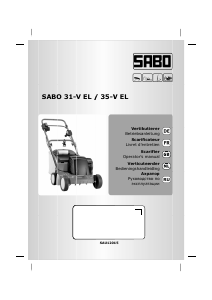 Handleiding SABO 31-V EL Verticuteermachine
