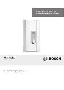 Handleiding Bosch RDE182141M Boiler