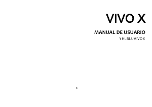Manual de uso BLU Vivo X Teléfono móvil