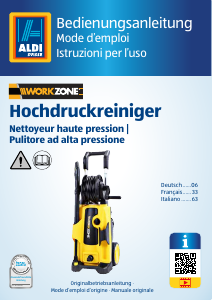 Manuale Workzone Q1W-SP05-2200 Idropulitrice