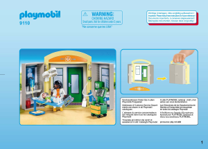 Manual Playmobil set 9110 Rescue Hospital