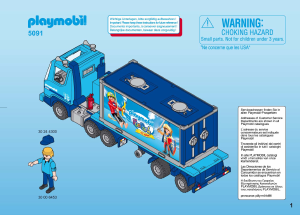 Bedienungsanleitung Playmobil set 5091 Promotional Playmobil-truck 15 Jahre Fun Park