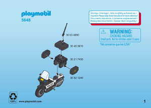 Playmobil 5648 Police Carry Case 