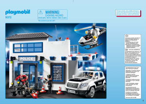 Manual de uso Playmobil set 9372 Police Mega Set de Policía