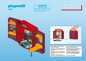 Manual Playmobil set 5658 Pirates Play box