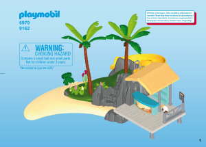 Bedienungsanleitung Playmobil set 9162 Leisure Karibikinsel mit Strandbar