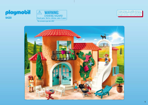 Manuale Playmobil set 9420 Leisure Villa 'Sunny Holiday'