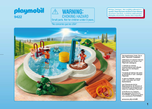 Handleiding Playmobil set 9422 Leisure Zwembad