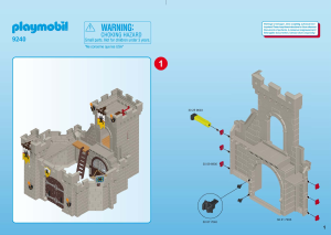 Mode d’emploi Playmobil set 9240 Knights Forteresse des Chevaliers du Lion