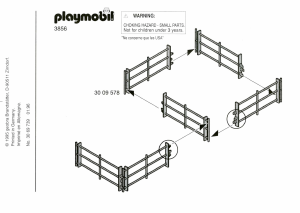 사용 설명서 Playmobil set 3856 Farm 말