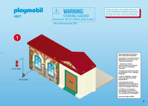 Manuale Playmobil set 4897 Farm Fattoria Portatile