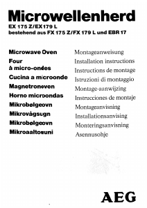 Manual AEG EX175Z Microwave