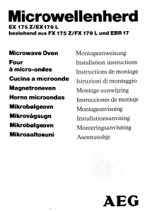 Manual AEG EX179L Microwave