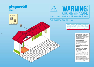 Mode d’emploi Playmobil set 5606 City Life Garderie transportable