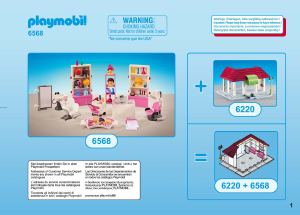 Manual de uso Playmobil set 6568 City Life Peluquería