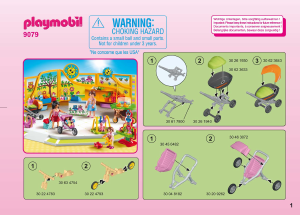 Manuale Playmobil set 9079 City Life Baby Shop