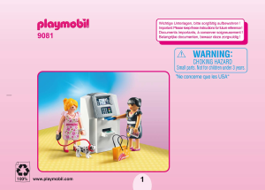 Manual Playmobil set 9081 City Life Multibanco