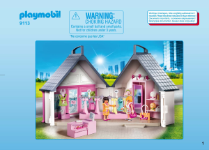 Manual Playmobil set 9113 City Life Take along fashion store