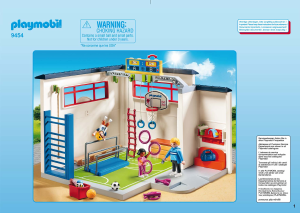 Manual Playmobil set 9454 City Life Ginásio