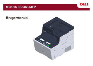 Brugsanvisning OKI ES5463 MFP Multifunktionsprinter