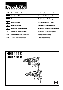 Manual Makita HM1101C Martelo de percussão