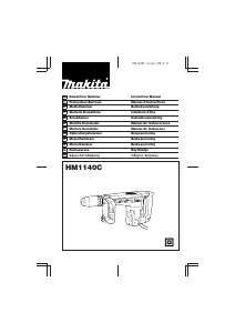 Manual Makita HM1140C Martelo de percussão