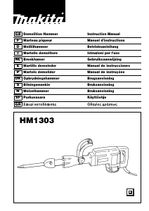 Εγχειρίδιο Makita HM1303 Σφυρί κατεδάφισης