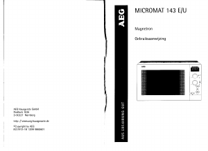 Handleiding AEG Micromat 143 Magnetron
