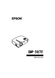 Brugsanvisning Epson EMP-50 Projektor