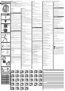 Handleiding CicloSport CicloMaster CM 4.3A Fietscomputer