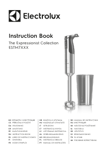 Manual de uso Electrolux ESTM7500S Batidora de mano