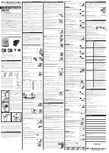 Bedienungsanleitung CicloSport CicloMaster CM 619 Fahrradcomputer