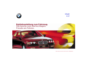 Bedienungsanleitung BMW 316i (2000)