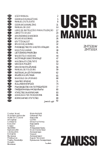 Manuale Zanussi ZHT531W Cappa da cucina