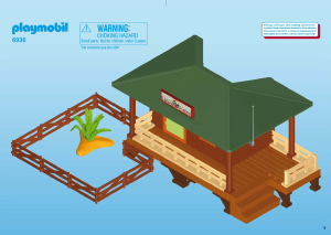 Instrukcja Playmobil set 6936 Safari Miejsce do hodowli zwierząt