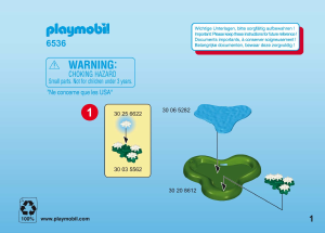 Manual de uso Playmobil set 6536 Outdoor Familia de Excursionistas