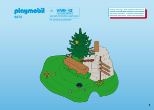 Manuale Playmobil set 6578 Outdoor Montagna in Primavera