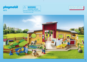 Käyttöohje Playmobil set 9275 Animal Clinic Tassula-lemmikkihotelli