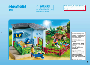 Manuale Playmobil set 9277 Animal Clinic Residenza di conigli e criceti