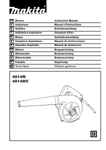 Manual de uso Makita 4014NV Soplador de hojas