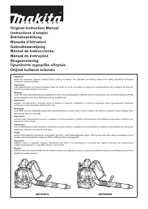 Manual de uso Makita EB7650WH Soplador de hojas